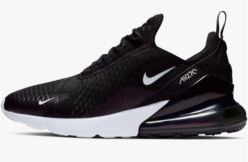Nike Wome's Air Max 270 Shoes, Black/Anthracite-White-Solar Red, 6